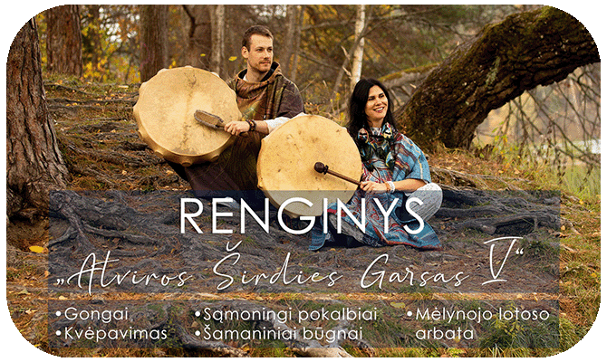 Retritai, stovyklos, renginiai, Atviros Sirdies Garsas 5 puslapio baneris upeta.lt