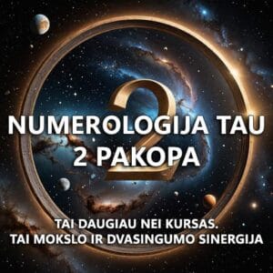 Numerologija TAU 2 Pakopa – 4 grupė