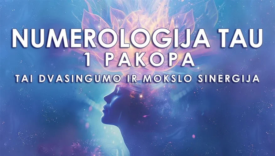 Numerologija TAU 1 pakopa 6 grupė